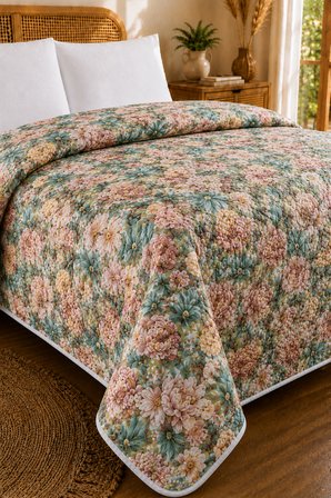 Bella Home Tek Kişilik 5D Yatak Örtüsü | 160x220 cm | Çok Amaçlı, Hafif ve Şık | Yazlık ve Mevsimlik