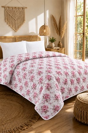 Bella Home Tek Kişilik 5D Yatak Örtüsü | 160x220 cm | Çok Amaçlı, Hafif ve Şık | Yazlık ve Mevsimlik