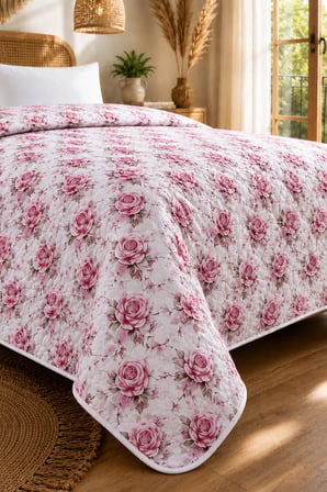 Bella Home Tek Kişilik 5D Yatak Örtüsü | 160x220 cm | Çok Amaçlı, Hafif ve Şık | Yazlık ve Mevsimlik
