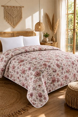 Bella Home Tek Kişilik 5D Yatak Örtüsü | 160x220 cm | Çok Amaçlı, Hafif ve Şık | Yazlık ve Mevsimlik
