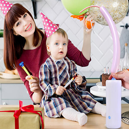 1PCS VIP SAUSAGE BALLOON ELECTRIC BALLOON PUMP VIP KALİTE ELEKTRİKLİ SOSİS BALON POMPASI  2 APARATLI
