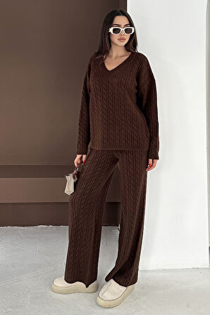 Kadın Örgü Triko Takım – Cozy Texture