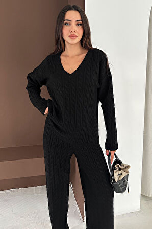 Kadın Örgü Triko Takım – Cozy Texture
