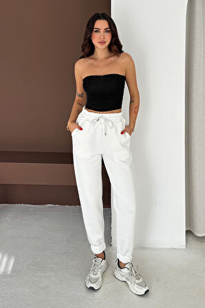 Kadın Yüksek Bel Jogger Eşofman Altı – Soft Motion