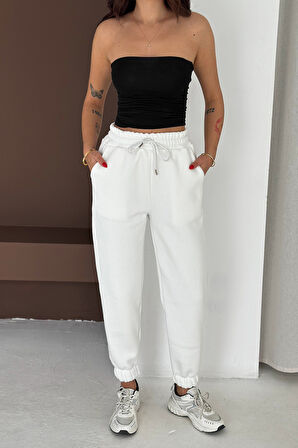 Kadın Yüksek Bel Jogger Eşofman Altı – Soft Motion
