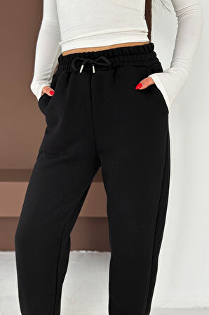 Kadın Yüksek Bel Jogger Eşofman Altı – Soft Motion