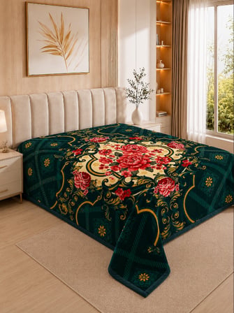 Osotto Çift Kişilik Çift Katlı Embos Battaniye | 220x240 cm | 5 kg | Kalın & Yumuşak