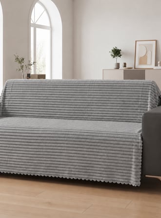 Bella Home 175x215 cm Çizgili Koltuk Örtüsü | Yumuşak Dokulu | Zarif ve Şık Tasarım