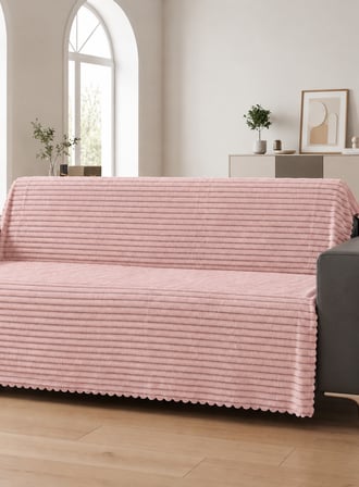 Bella Home 175x215 cm Çizgili Koltuk Örtüsü | Yumuşak Dokulu | Zarif ve Şık Tasarım
