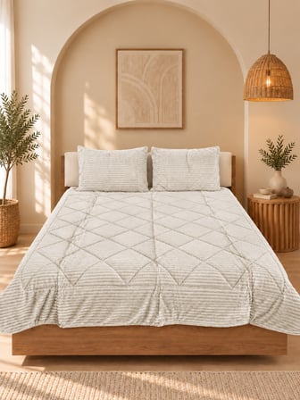 Bella Home Winter Dream Tek Kişilik Yorgan Seti | 155x215 cm | İnce, Hafif & Yumuşak | Şık Tasarım