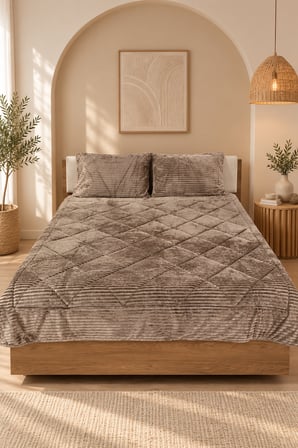Bella Home Winter Dream Tek Kişilik Yorgan Seti | 155x215 cm | İnce, Hafif & Yumuşak | Şık Tasarım