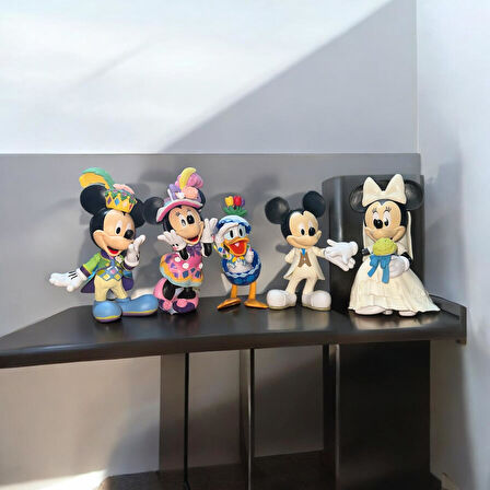 VIP MICKEY MOUSE MİNNİE MOUSE DONALD DUCK KARAKTER SETİ 5 Lİ BİBLO SET MİNNİE MİCKEY KARAKTERLERİ