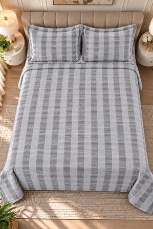 Bella Home Henna Çift Kişilik Yatak Örtüsü | 240x260 cm | Peluş Dokulu, Yumuşak, Zarif ve Modern Tasarım