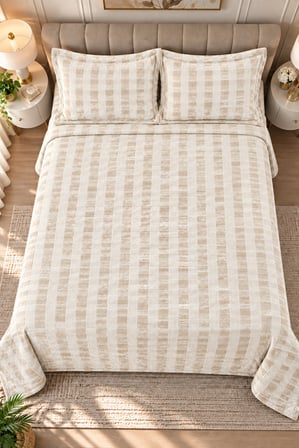 Bella Home Henna Çift Kişilik Yatak Örtüsü | 240x260 cm | Peluş Dokulu, Yumuşak, Zarif ve Modern Tasarım