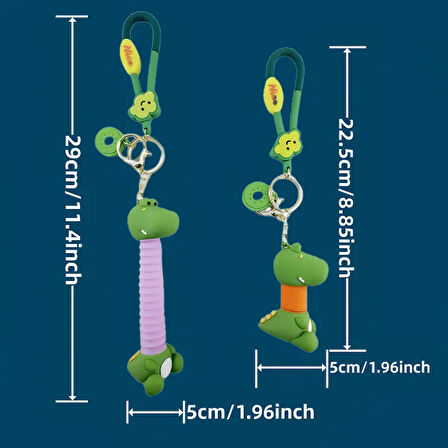 VIP 4 ADET UZAYAN RENKLİ DİNAZOR ANAHTARLIK TELESKOPİK RENKLİ KÖRÜKLÜ ANAHTARLIK YILBAŞI HEDİYELERİ