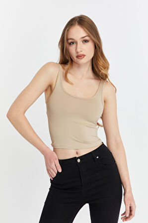 Kadın Geniş Askılı Likralı Body 3 lü Set