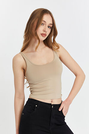 Kadın Geniş Askılı Likralı Body 3 lü Set