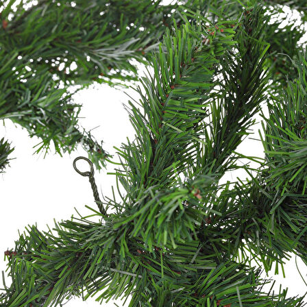 VIP  2.50 METRE 32 CM ÇAP YEŞİL GARLAND YEŞİL ÇAM DALI YILBAŞI SÜSLERİ GREEN GARLAND DECOR CHRİSTMAS