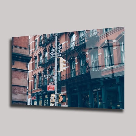 New York Prince Street Cam Tablo 35x50 cm