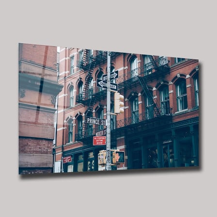 New York Prince Street Cam Tablo 35x50 cm