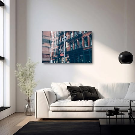 New York Prince Street Cam Tablo 35x50 cm