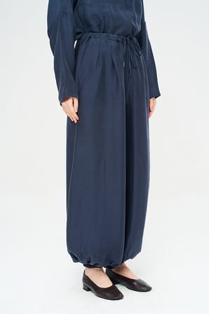Kadın Beli Ve Paçası Lastikli Kargo Pantolon