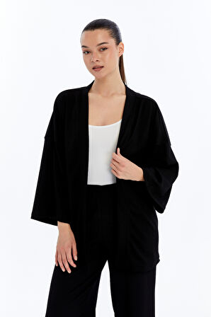 Kadın Bürümcük Kimono Pantolon Takım