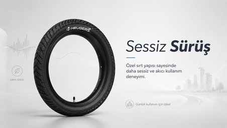 Heugers Rubena ZIRRA 20x2.25 Ön ve Arka İç-Dış Lastik Seti (Kalın Sibop)