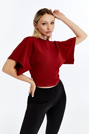 Kadın Bluz Yarasa Kollu