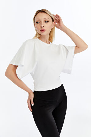 Kadın Bluz Yarasa Kollu