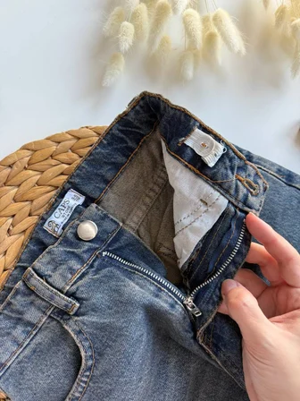 2’li Kot Pantolon & Keten Gömlek Takımı - 5/14 Yaş - 31679