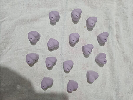 15 Adet Kokulu Kalp Şeklinde Taş – El Yapımı Dekoratif Hediye Taşları