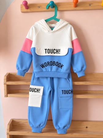 Touch 3’lü Kapüşonlu Kız Çocuk Takım - 4/12 Yaş - 31939