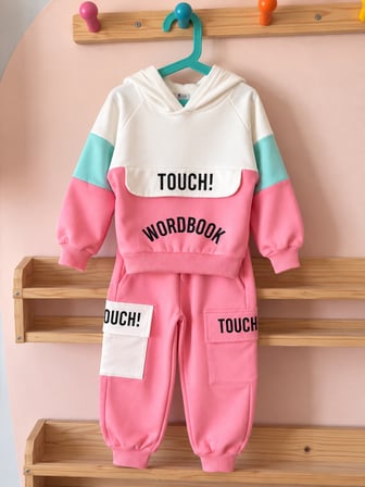 Touch 3’lü Kapüşonlu Kız Çocuk Takım - 4/12 Yaş - 31939
