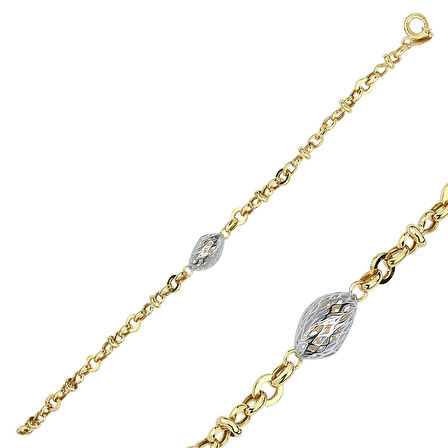 Altın Taşlı Set Bileklik 4,67 Gram