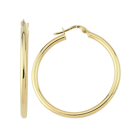 Altın Halka Küpe 3,63 Gram
