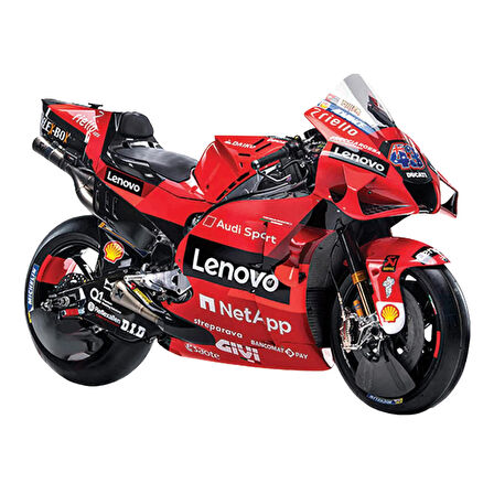 Ducati Lenovo 43 Team 2021  1/18 Model Motosiklet