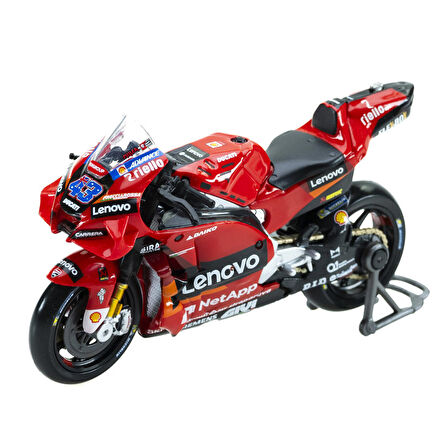 Ducati Lenovo 43 Team 2021  1/18 Model Motosiklet