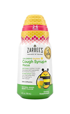children's daytime cough syrup + mucus 118 ml