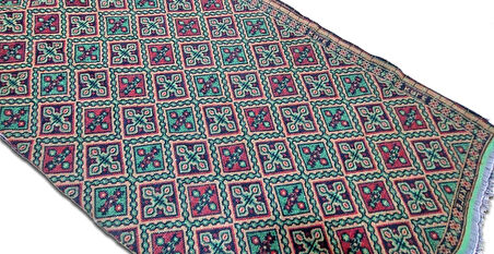 Algelsineve İnci  Karışık Makine Dokuması Büyük Kilim