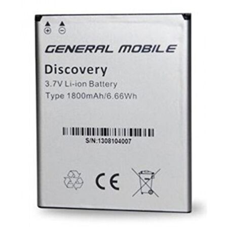 Axya General Mobile Discovery E3  Orjinal Uyumlu Batarya