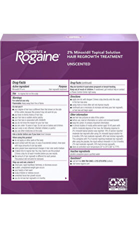 Rogaine Women's 2% minoxidil topical solution 60 ml ( 2 fl oz ) bottles