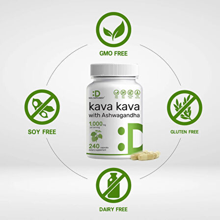 Kava Kava 1000 mg 240 Kapsül