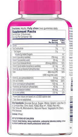 Multi + Hair Skin & Nails Support ++ 120 Gummies