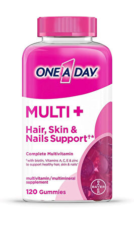 Multi + Hair Skin & Nails Support ++ 120 Gummies