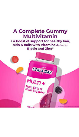 Multi + Hair Skin & Nails Support ++ 120 Gummies