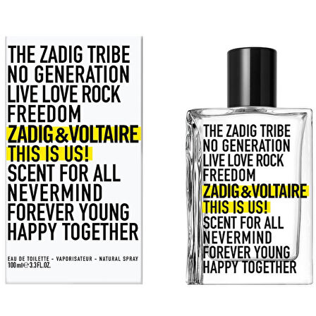 Zadig & Voltaire This Is Us EDT 100ML Unisex Parfüm