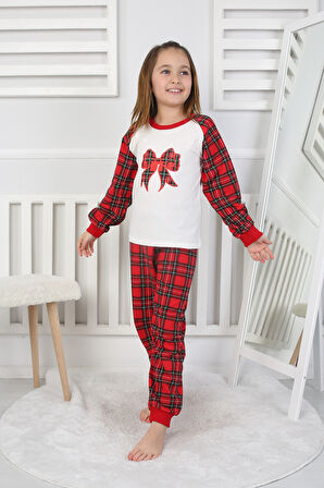 Kız Çocuk Pijama Takımı Papyon