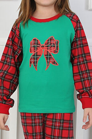 Kız Çocuk Pijama Takımı Papyon