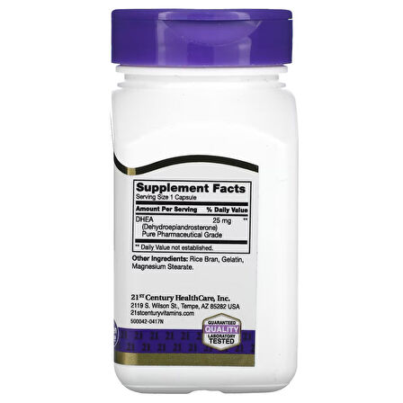 DHEA 25 mg 90 Kapsül
